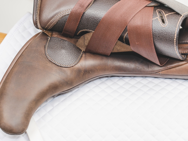17.5 inch Cavaletti Collection Monoflap Jump Brown Adjustable - Image 5