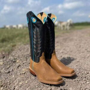 Midnight Ranch Square Toe Western Cowboy Boots