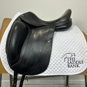 16 inch Equipe Emporio Monoflap Dressage Black Medium