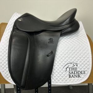 17 inch Fairfax Classic Open Seat Dressage MDO Black Adjustable