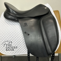 17 inch Fairfax Classic Open Seat Dressage MDO Black Adjustable - Image 7