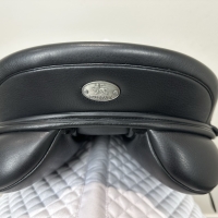 17 inch Fairfax Classic Open Seat Dressage MDO Black Adjustable - Image 8